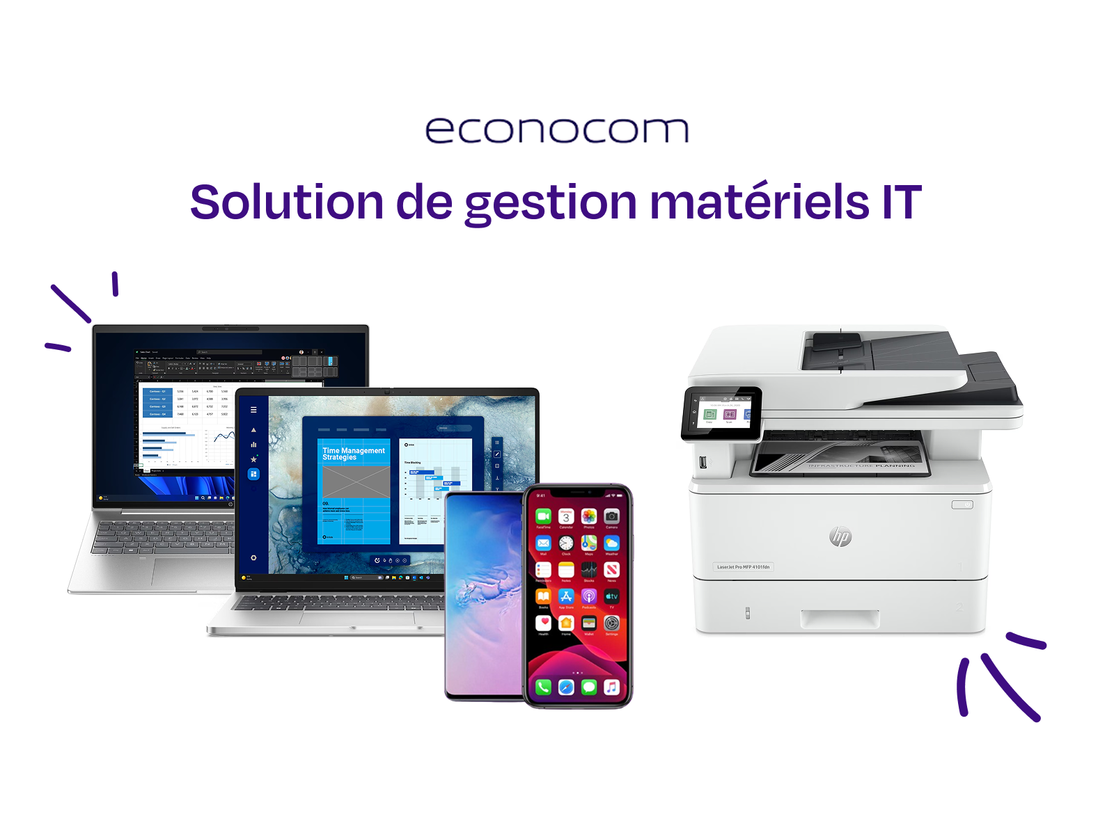 Solution de gestion durable favorisant la décarbonation du parc IT en redevance mensuelle