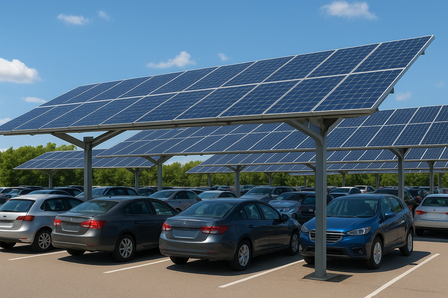 Mise à jour réglementaire : ombrières photovoltaïques sur les parkings
