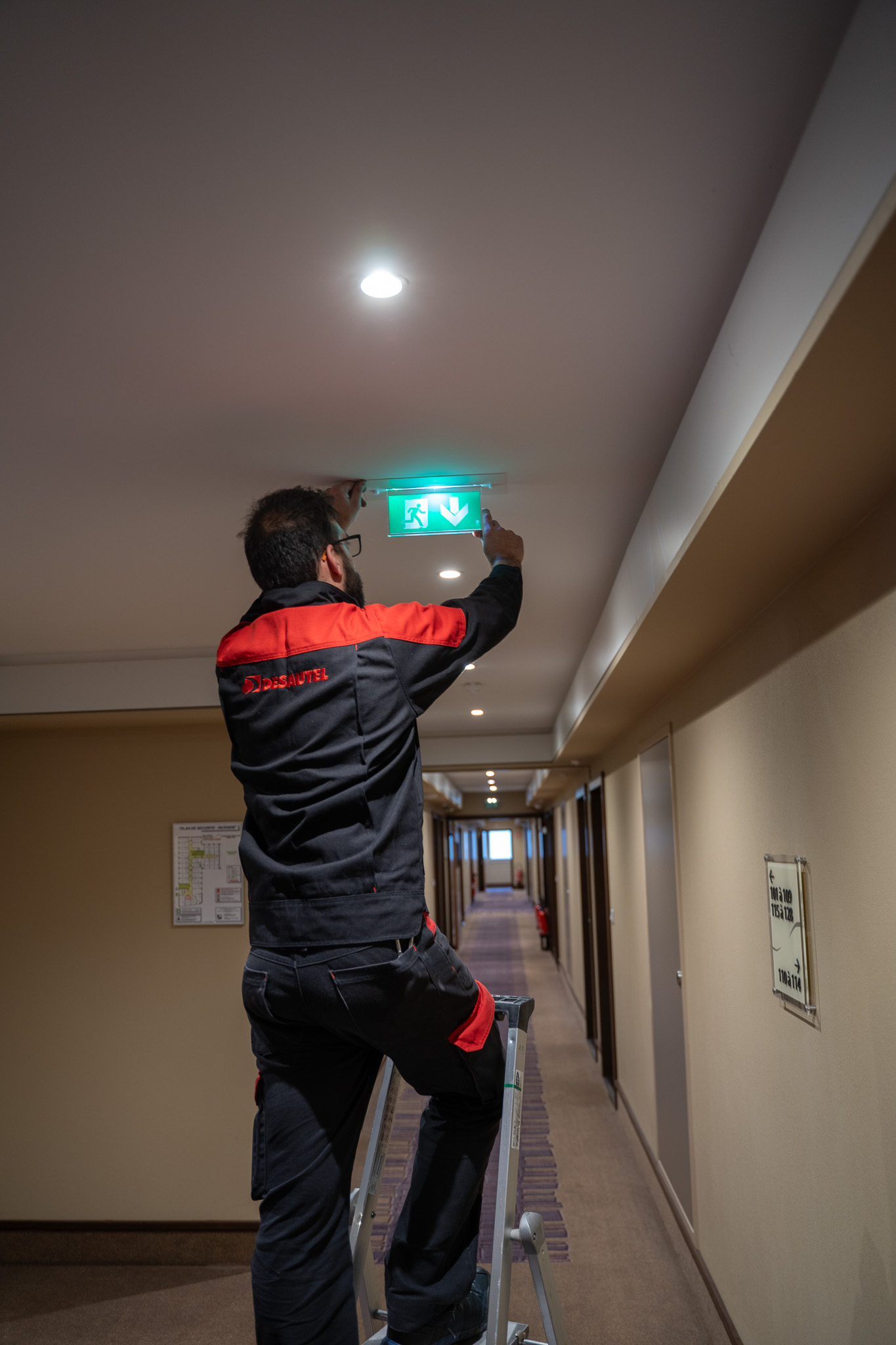 Éclairage de sécurité (BAES)