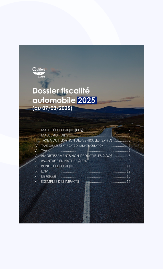 Guide Fiscalité automobile 2025